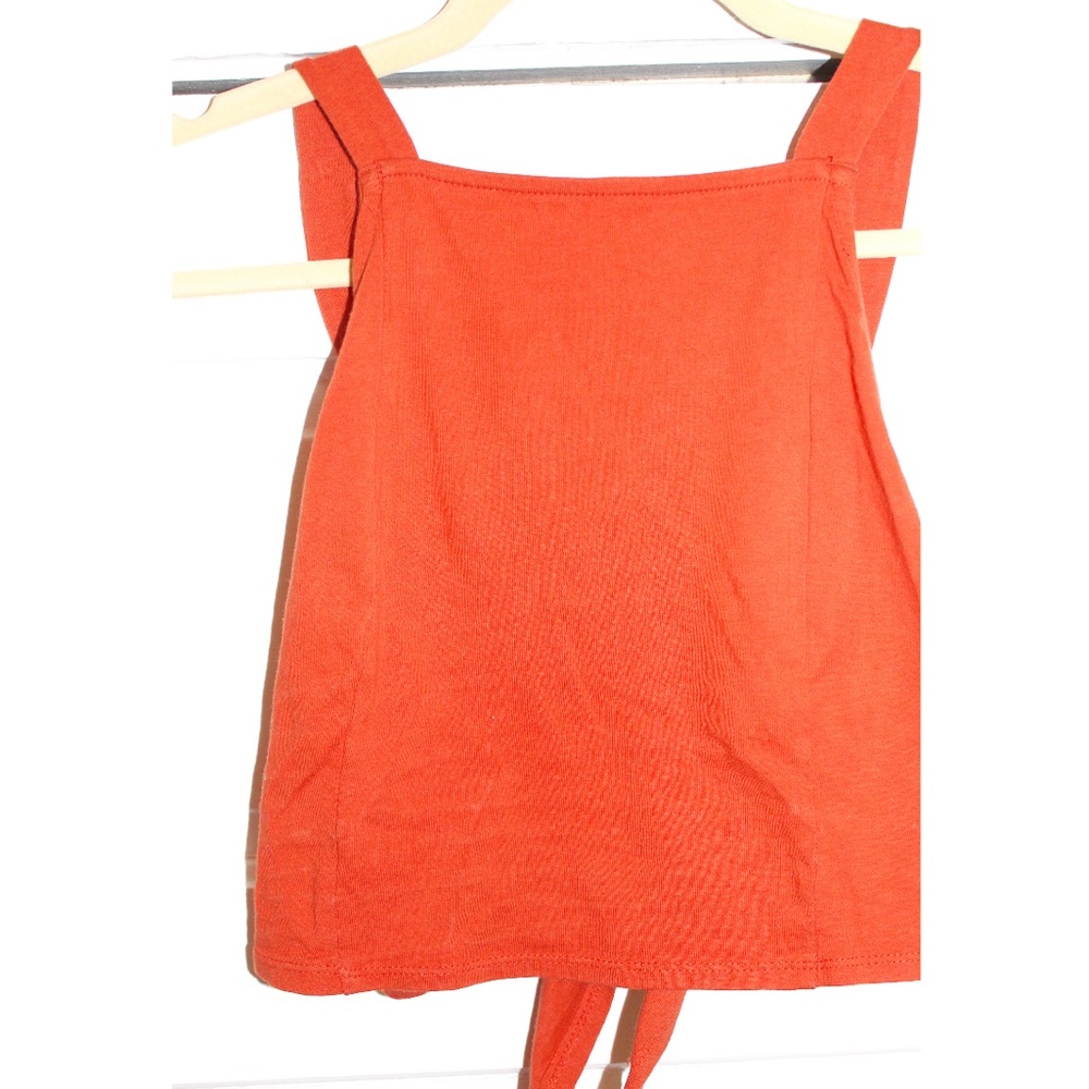 Orange High Neck Urban Outfitters Crop Top
